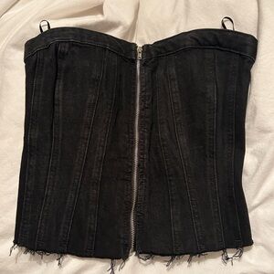 Zara Denim Top